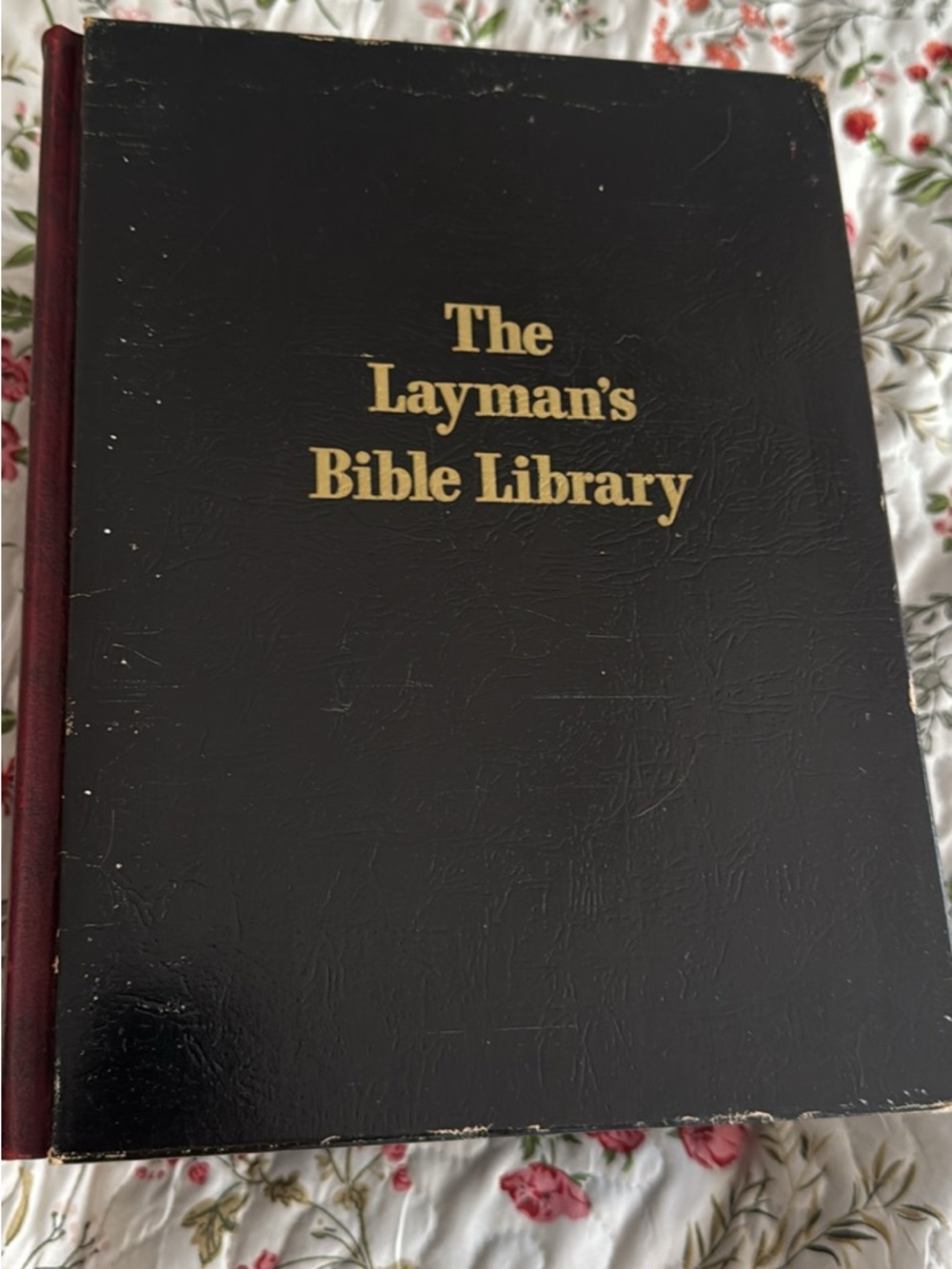 The Layman's Bible Library - Black Cover with Gold Lettering